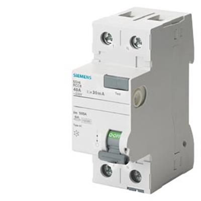 5SV4316-0 2X63A 30mA Tip AC Kaçak Akım Koruma Rölesi