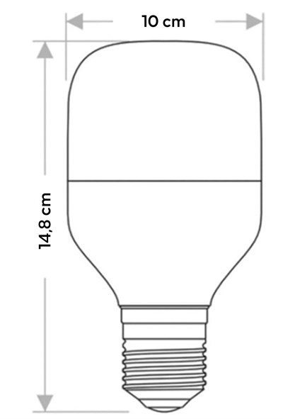 CT 4263G 35W 3200K TORCH LED AMPUL E27 (GÜNIŞIĞI)