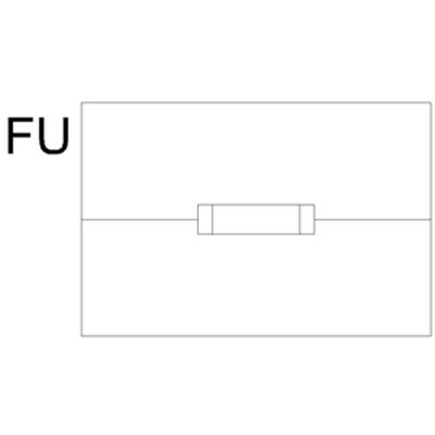 3NA3824 80A Boy 000 STEATİT(SERAMİK) NH-BIÇAKLI SİGORTA BUŞONU