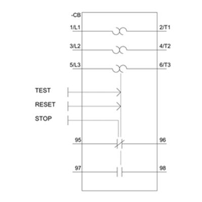3RU2126-4DB1 20-25A Termik Röle Boy S0 Raya Montajlı