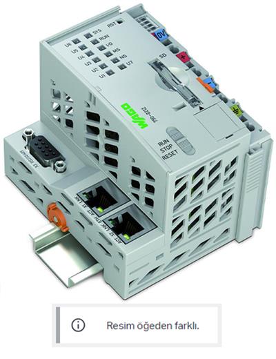 WAGO 750-8212/025-002  Kontrolör PFC200 2.Nesil 2xETHERNET RS-232/-485 Telekontrol Teknolojisi Geniş Sıcaklık ECO