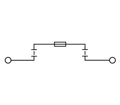 1011000000 WSI 6 MM²  SİGORTA TERMİNALİ KOYU BEJ 6.3 A 500 V BAĞLANTI SAYISI: 2 SEVİYE SAYISI: 1 TS 35 V-0