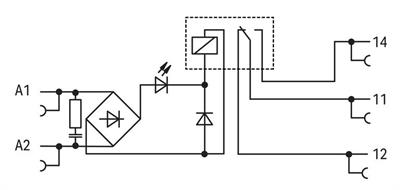 WAGO 857-358/006-000   Röle Modülü Nominal Giriş Gerilimi 230VAC 1 Değişken Kontak Sınırlayıcı Sürekli Akım 6A Entegre Baz Yük Modüllü Sarı Durum Göstergesi Modül Genişliği 6mm 2.50mm² Gri