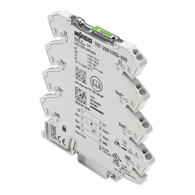 WAGO 787-2861/050-000  Elektronik Devre Kesici 1 Kanallı 24VDC Giriş Gerilimi 0.5A Sinyal Kontağı
