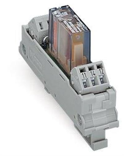 WAGO 288-380   İki Durumlu Röle Modülü Nominal Giriş Gerilimi 24VDC 1 Değişken Kontak Sınırlayıcı Sürekli Akım 6A Modül Genişliği 21mm 2.50mm² Gri