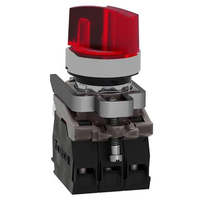 XB4-BK124M5 SELECTOR PUSHBUTTON HEAD