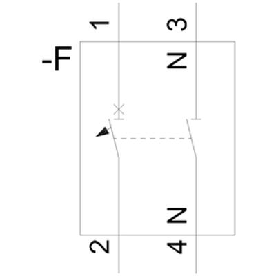 5SY4563-7 63A  1+N  70mm OTOMAT  ANAHTARLI OTOMATİK SİGORTA  10kA  C TİPİ  YAVAŞ