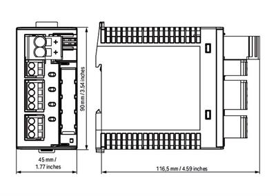 WAGO 787-1664/000-080 Elektronik Devre Kesici 4 Kanallı 24VDC Giriş Gerilimi Ayarlanabilir 1 - 10A IO-Link