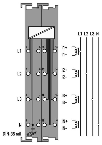WAGO 750-495/040-001   3 Fazlı Güç Ölçümü 690 VAC 5A Aşırı