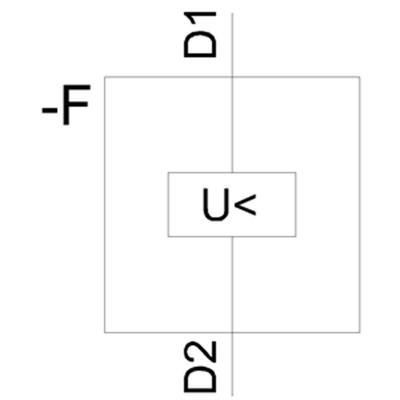 3VA9908-0BB25 208...277VAC(50/60Hz) / 220...250VDC 3VA1/2 için UVR- Düşük Gerilim 
