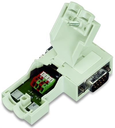 WAGO 750-972 Fieldbus Konnektörü PROFIBUS D-sub Erkek Konnektörlü 9 Kutuplu