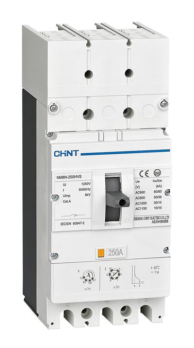 367774 NM8N-250HVS 3P 200A 50 kA (800 VAC)  Termik Manyetik Ayarlı Devre Kesici