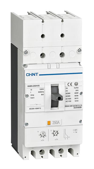 367779 NM8N-250HVS 3P 250A 50 kA (800 VAC) Termik Manyetik Ayarlı Devre Kesici
