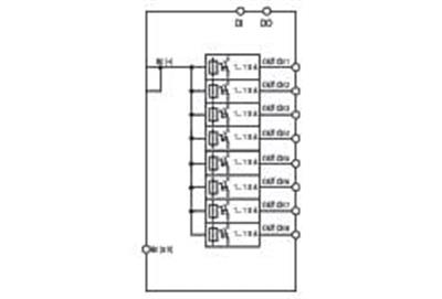 WAGO 787-3668 Elektronik Devre Kesici 8 Kanallı 24VDC Giriş Gerilimi Ayarlanabilir 1 - 10A Sinyal Kontağı