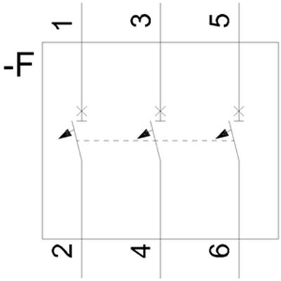 5SY4332-7 32A  3 FAZLI  70mm OTOMAT  ANAHTARLI OTOMATİK SİGORTA  10kA  C TİPİ  Y