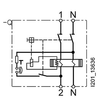 5SV4312-0 2X25A 30mA Tip AC Kaçak Akım Koruma Rölesi