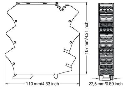 WAGO 2857-535   Sıcaklık Sinyali Şartlandırıcı Akım ve Gerilim Çıkışı Sinyali Yazılım Üzerinden Konfigürasyon Besleme Gerilimi 24 VDC