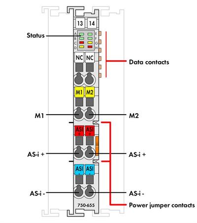WAGO 750-655  AS Interface master