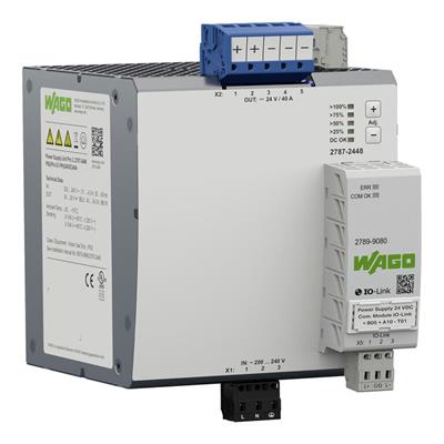WAGO 2787-2348   Güç kaynağı Pro2 3 fazlı 24VDC Çıkış gerilimi 40A Çıkış akımı TopBoost + PowerBoost İletişim yeteneği
