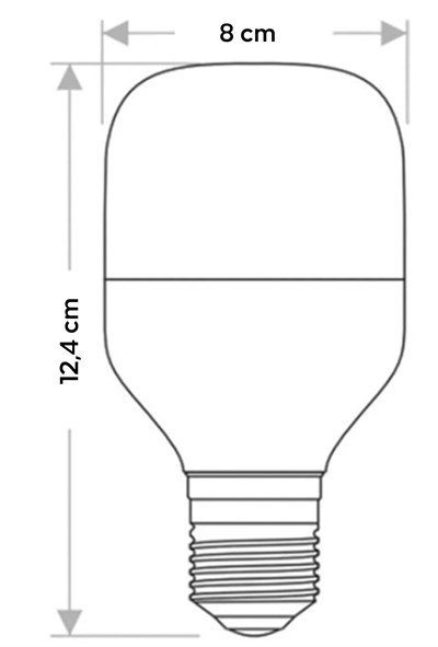 CT 4330B 25W 6400K TORCH LED AMPUL E27 (BEYAZ IŞIK)