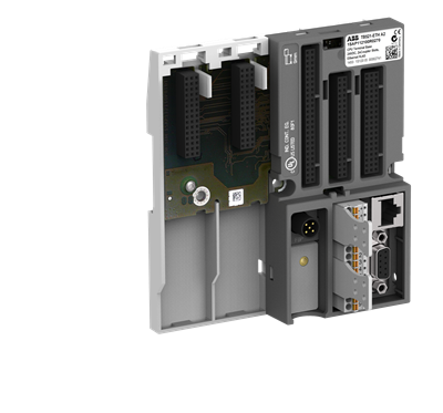 TB521-ETH  TERMİNAL TABANI AC500 V2 İÇİN İLETİŞİM MODÜLÜ İÇİN 2 YUVA ETHERNET ARAYÜZÜ 2 SERİ ARAYÜZ RS232/RS485