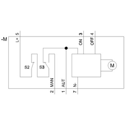 3VA9257-0HA20 Motor Makanizmesi MO320 3VA1 (250A) İçin 110-230VAC