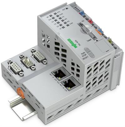 WAGO 750-8216  Kontrolör PFC200 2.Nesil 2xETHERNET RS-232/-485 CAN CANopen PROFIBUS Slave