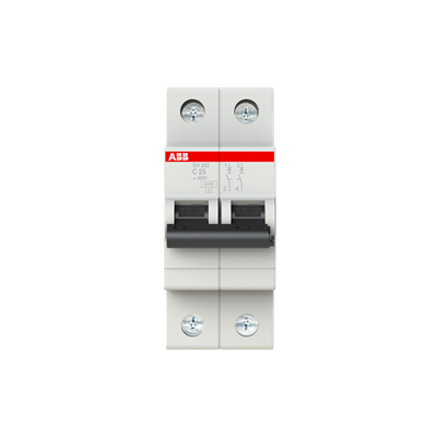 2CDS211103R0254 SH201-C25NA 2X25A 6KA C Otomat 1P+N