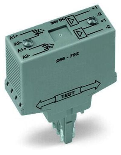 WAGO 286-792   Optokuplör Modülü Kırmızı Durum Göstergesi Gri