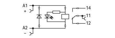WAGO 788-341   Röle Modülü Nominal Giriş Gerilimi 24VDC 1 Değişken Kontak Sınırlayıcı Sürekli Akım 16A Manuel Çalıştırmalı Kırmızı Durum Göstergesi Modül Genişliği 15mm