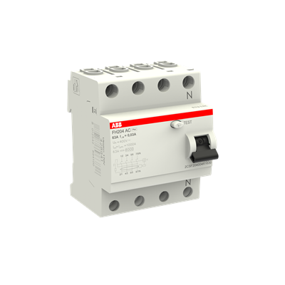 2CSF204004R1630 FH204AC-63/0.03 4X63A 30mA KAK Röle FH200 AC Tipi