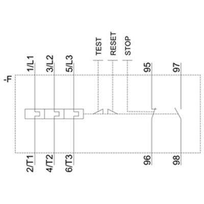 3RU2126-4PB1 30-36A Termik Röle Boy S0 Raya Montajlı