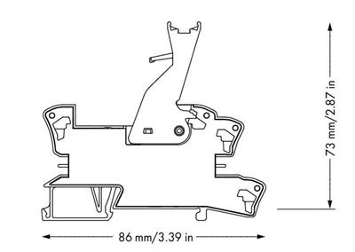 WAGO 788-549   Röle Modülü Nominal Giriş Gerilimi 230VAC 2 Değişken Kontak Sınırlayıcı Sürekli Akım 8A Manuel Çalıştırmalı Kırmızı Durum Göstergesi Modül Genişliği 15mm