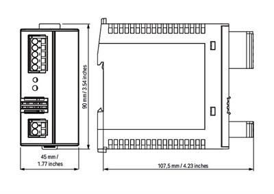 WAGO 787-1650 DC / DC Konvertör; 24 VDC Giriş Gerilimi 12VDC Çıkış Gerilimi 4A Çıkış Akımı Galvanik Olarak Yalıtımlı