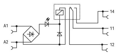 WAGO 857-364   Röle Modülü Nominal Giriş Gerilimi 24V AC/DC 1 Değişken Kontak Sınırlayıcı Sürekli Akım 6A Altın Kontaklı Sarı Durum Göstergesi Modül Genişliği 6mm