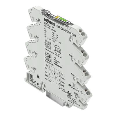 WAGO 787-2861/400-000 Elektronik Devre Kesici 1 Kanallı 24VDC Giriş Gerilimi 4A Sinyal Kontağı