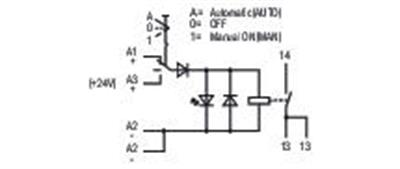 WAGO 789-323   Röle modülü; Nominal Giriş Gerilimi 24VDC 1 Normalde Açık Kontak Sınırlayıcı Sürekli Akım 16A Lamba Yükleri İçin Manuel/Kapalı/Oto Anahtarı Kırmızı Durum Göstergesi Modül Genişliği 18mm 2.50mm² Gri