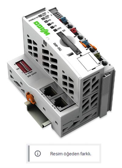 WAGO 750-890/025-001  Kontrolör MODBUS 4.Nesil 2xETHERNET SD Ethernet Kartı Geniş Sıcaklık
