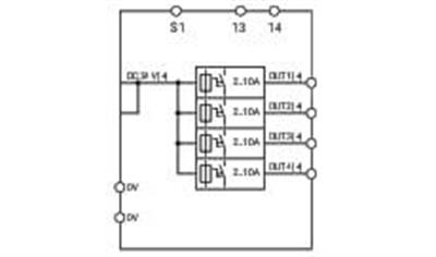 WAGO  787-1664/000-054  Elektronik Devre Kesici 4 Kanallı 24VDC Giriş Gerilimi Ayarlanabilir 2 - 10A Sinyal Kontağı Özel Konfigürasyon