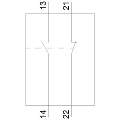 3RV2901-1E 1NA+1NK Yardımcı Kontak Yatay 3RV2 SIRIUS İçin