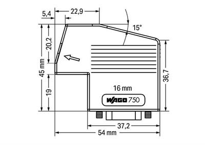 WAGO 750-962 INTERBUS Fieldbus Konnektörü (OUT) D-sub Erkek Konnektörlü 9 Kutuplu