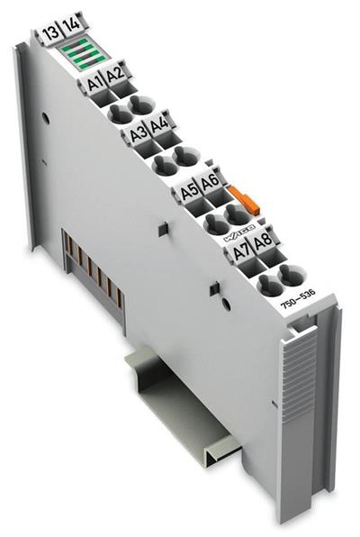 WAGO 750-536   8 Kanallı Dijital Çıkış 24 VDC 0.5A Düşen Kenar Anahtarlama