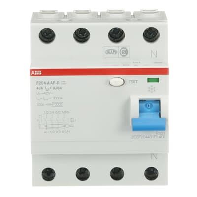 2CSF204401R1400 F204 A-40/0.03 AP-R 4X40A 30mA KAÇAK AKIM KORUMA RRÖLESİ 200 A APR Tipi