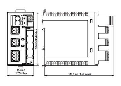 WAGO 787-1662  Elektronik Devre Kesici 2 Kanallı 24VDC Giriş Gerilimi Ayarlanabilir 2 - 10A İletişim Yeteneği
