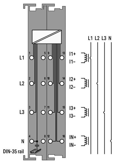 WAGO 750-495/040-000   3 Fazlı Güç Ölçümü 690 VAC 1A Aşırı