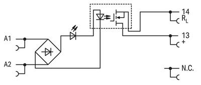 WAGO 857-728   SSR Röle Modülü Nominal Giriş Gerilimi 230V AC/DC Çıkış Gerilimi Aralığı 0 - 30VDC Sınırlayıcı Sürekli  Akım 3A 2 Telli Bağlantı Sarı Durum Göstergesi Modül Genişliği 6mm Gri