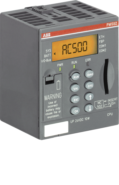 TB511-ETH  TERMİNAL TABANI AC500 V2 İÇİN İLETİŞİM MODÜLÜ İÇİN 1 YUVA ETHERNET ARAYÜZÜ 2 SERİ ARAYÜZ RS232/RS485