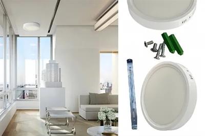 CT-5271G 25W SIVA ÜSTÜ LED ARMATÜR YUVARLAK GÜN IŞIĞI