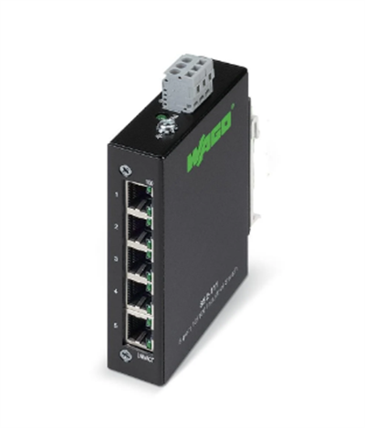 Wago 852-111 Endüstriyel ECO Switch, 5 Port