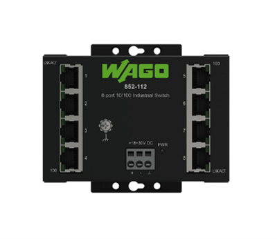 Wago 852-112 Endüstriyel ECO Switch, 8 Port